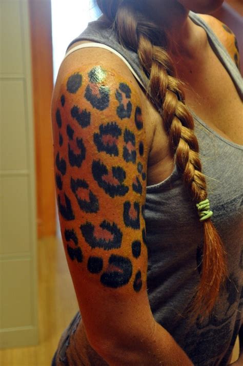 tattoo leopard print|leopard print tattoo meaning.